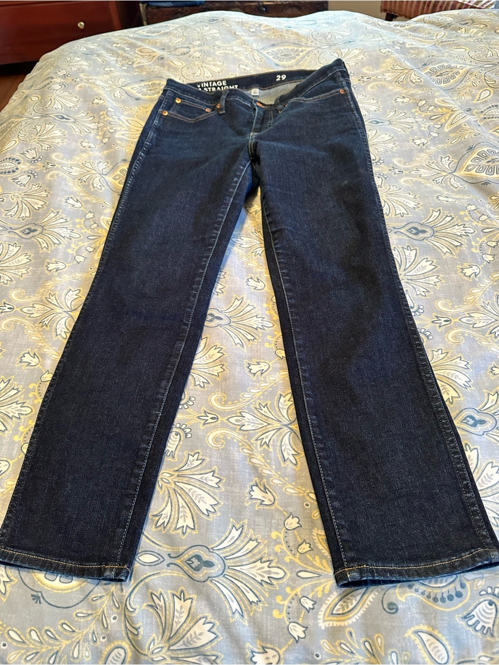 J. Crew Classic Straight Jean in Vintage Dark Wash 29
